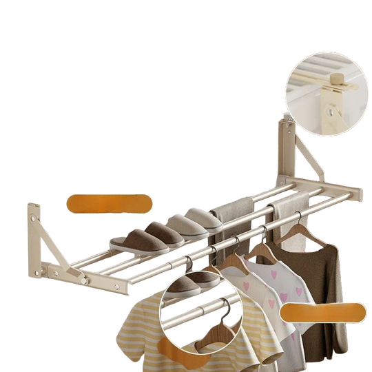 Tendedero de Ropa Plegable para Radiador, Estante Multifuncional para Secado y Ventana – Ahorra Espacio