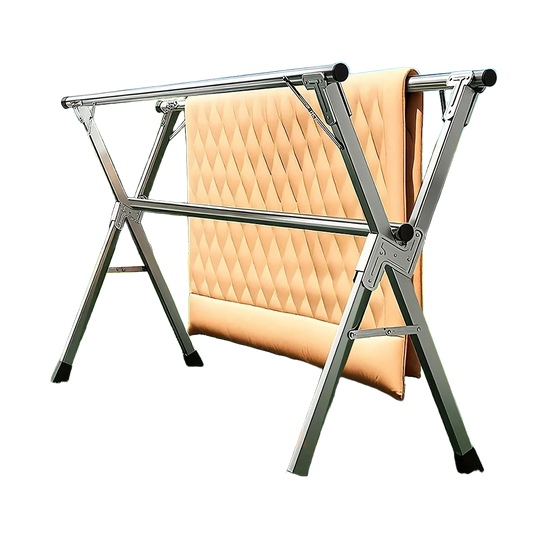 Tendedero de Ropa Plegable Portátil de 200 cm - Secador de Interior y Exterior con 20 Ganchos