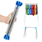 Tendedero de Ropa Plegable y Colapsable - Ahorrador de Espacio para Balcón y Dormitorio