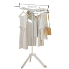 Tendedero de Ropa Plegable y Multifuncional de Suelo a Techo