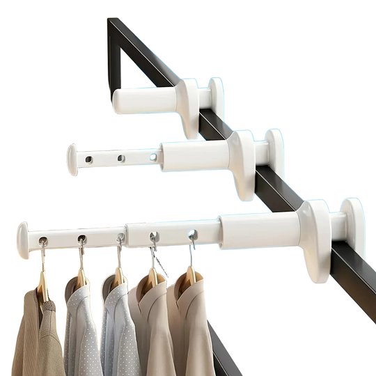 Tendedero de Ropa Portátil Plegable para Viaje, Multifuncional Antideslizante