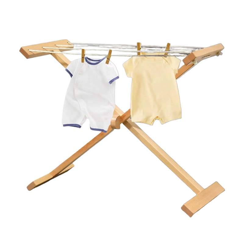 Tendedero de Ropa Portátil y Resistente, Ligero para Secar Toallas, Herramientas de Enseñanza para el Hogar y Niños