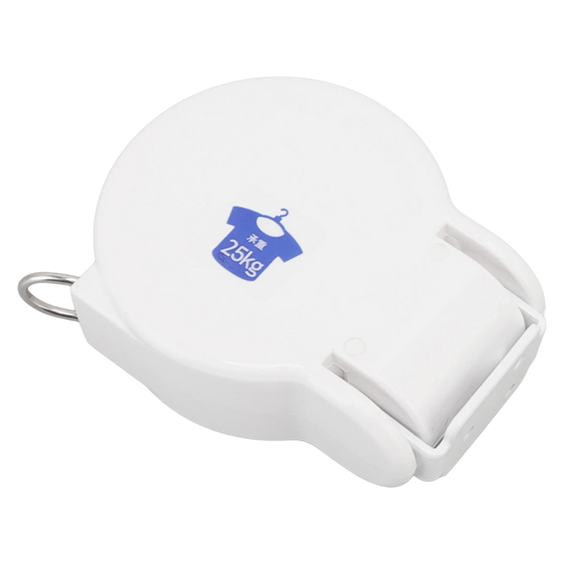 Tendedero de Ropa Retráctil 12m, Pesado, Portátil, Interior y Exterior, Cuerda de PVC con Soporte de Pared