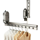 Tendedero de Ropa Retráctil Ahorrador de Espacio - Plegable y de Pared