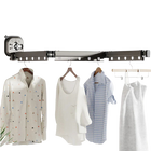 Tendedero de Ropa Retráctil con Ventosa Sin Perforaciones de Aleación de Aluminio Plegable Portátil para Viaje y Hogar