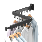 Tendedero de Ropa Retráctil de Aluminio para Interiores y Exteriores