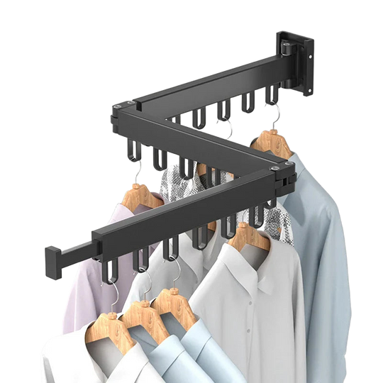 Tendedero de Ropa Retráctil de Aluminio para Interiores y Exteriores