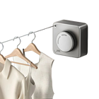 Tendedero de Ropa Retráctil Invisible de Acero Inoxidable para Balcón Interior