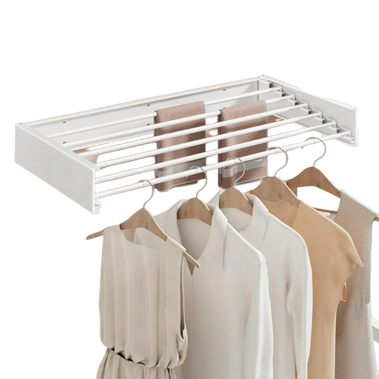 Tendedero de Ropa Retráctil Invisible Plegable para Balcón y Baño Multifuncional