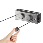 Tendedero de Ropa Retráctil para Secado, Colgador Telescópico sin Perforaciones para Balcón y Baño