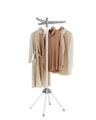 Tendedero de Ropa SONGMICS, Secador Plegable con 3 Brazos Giratorios, 4 Patas