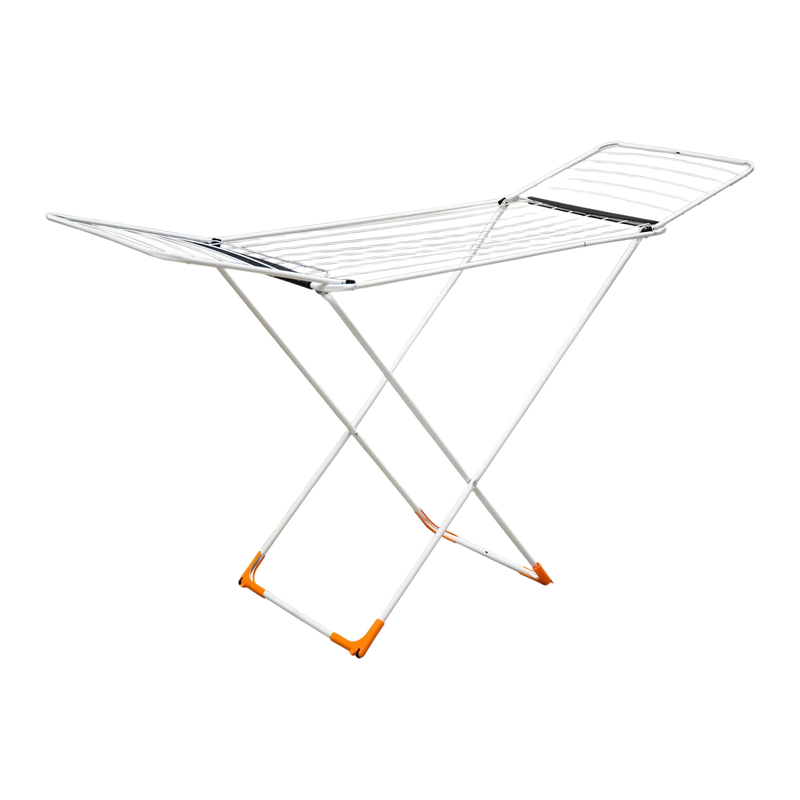 Tendedero de Suelo Cofan con Alas Plegables y Ruedas | Acero y Polipropileno | 51x175x84x95 cm