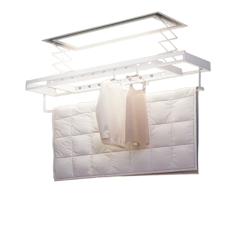 Tendedero Eléctrico Ahorrador de Espacio con Función Inteligente, Compatible con App Mijia y Luces LED