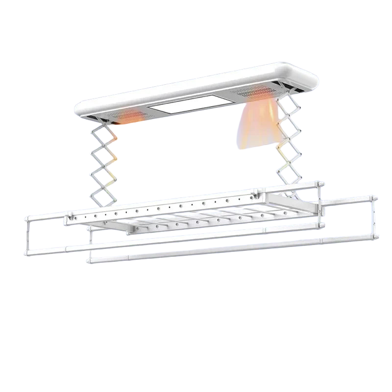 Tendedero Eléctrico de Techo Plegable con Calefacción Multifuncional