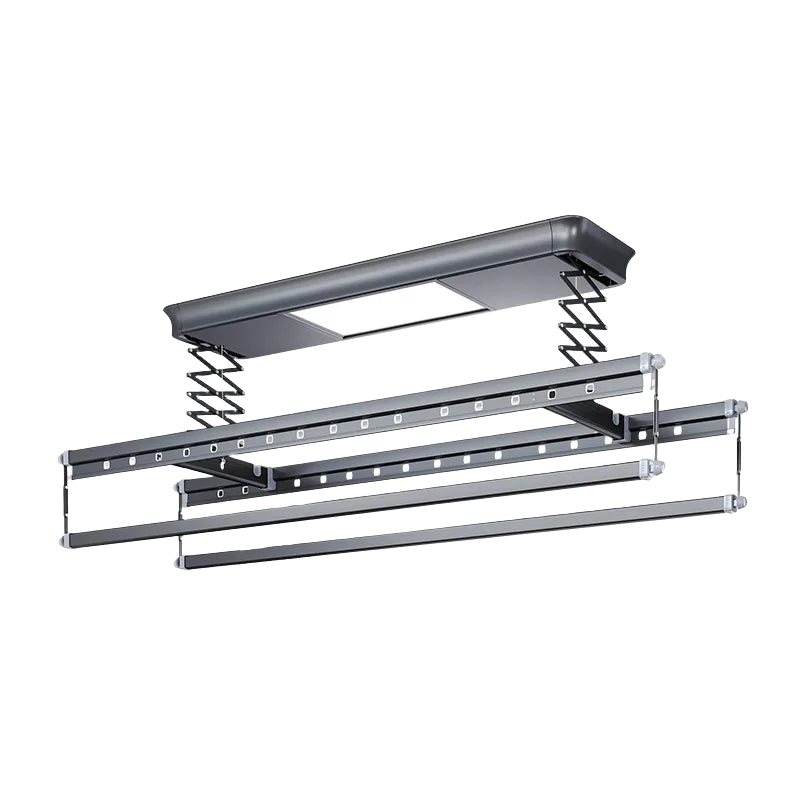 Tendedero Eléctrico Inteligente 220V con Control Remoto Extensible Automático para Balcón, Colgador de Ropa de Techo Elevable