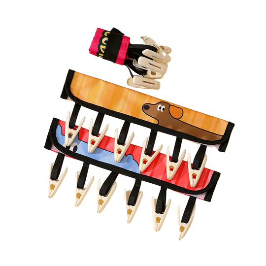 Tendedero Portátil Plegable con 6 Pinzas para Calcetines y Ropa Interior - Perchero de Viaje Compacto para Hotel, Camping, Crucero