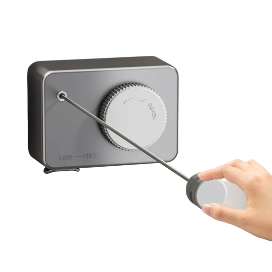 Tendedero Retráctil de Acero Inoxidable, Cuerda de Secado Extraíble, Ahorro de Espacio para el Hogar