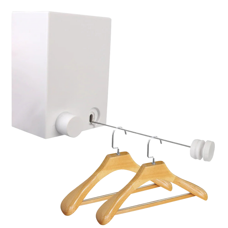 Tendedero Retráctil de Pared 4M - Secado Invisible para Interior y Exterior