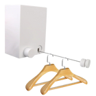 Tendedero Retráctil de Pared Invisible para Balcón Interior y Exterior 4M