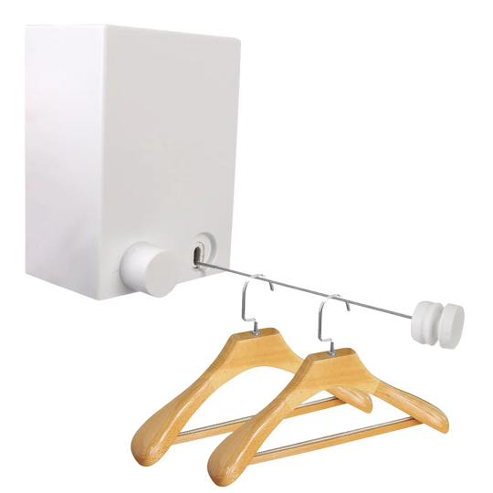 Tendedero Retráctil de Pared Invisible para Balcón Interior y Exterior 4M